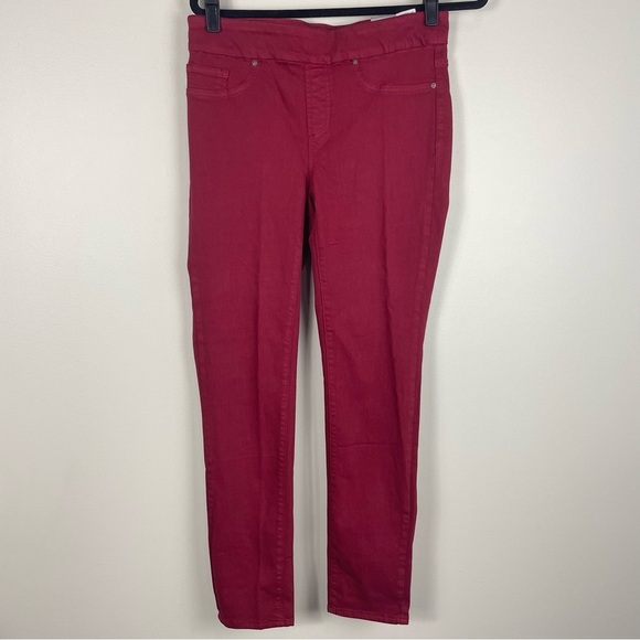 Chico's Pull On Jegging Ankle Womens 6 Tall Pants Stretch Casual Preppy Summer - Picture 1 of 7